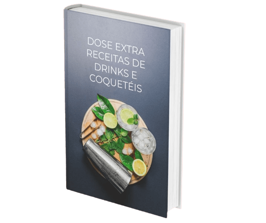 e-book Dose Extra Drinks e Coquetéis, livro de receitas, e-book de receitas, apostila de receitas