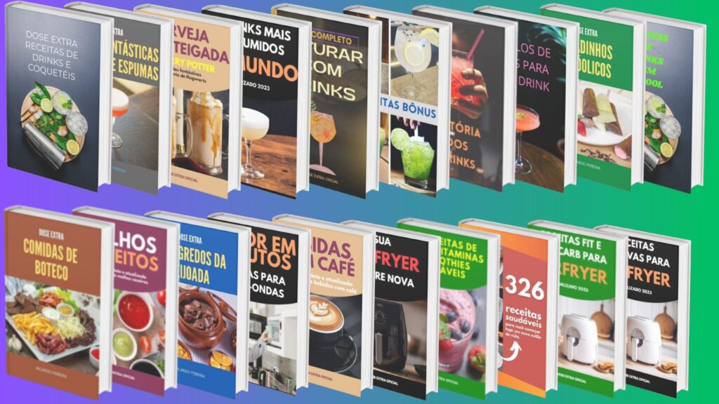 Super combo, livro de receitas, ebook de receitas, apostila de receitas, coletânea de receitas, coletânea de livros, coletânea de apostilas, melhor livro de receitas